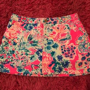 Lilly Pulitzer Pink Tiki Gypsea Loralie Skort